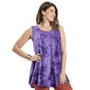 LARACE Túnica sin mangas para mujer, para leggings, acampanada, sin
