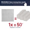 Demiwise 24x24x1 Electrostatic Air Filter, Washable & Reusable Aluminum AC/HVAC