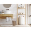 StorageWorks Wicker Waste Basket, Small Trash Can, Wicker Trash Basket