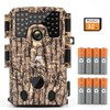 usogood Trail Camera,4K 48MP Game Camera with 8 Batteries&32GB Card,Trail