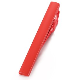 Honey Bear Mens Tie Clip Bar - Normal Size Stainless Steel For Business Wedding Gift,5.4cm (Red 2)