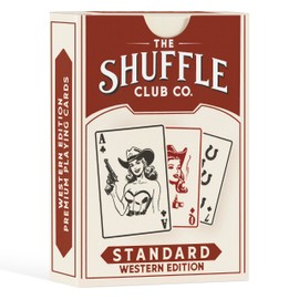 Shuffle Club Co. Western Playing Cards – Premium Vintage Cowboy Deck with Custom Art – Luxury Card Game Set for Poker, Blackjack, and Collectors