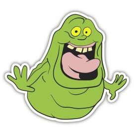 Ghostbusters Green Slimer Ghost sticker Classic window laptop bumper vinyl decal - 4"