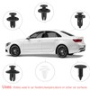 Car Clips & Plastic Rivets Assortment Kit - 6 Sizes