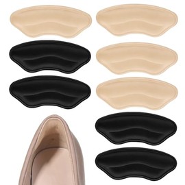 4 Paare Fersenpolster Schuhe, Anti Slip Fersenhalter, Selbstklebend Schuh Fersenpolster für Lose Schuhe