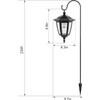 Viewsun 34 Inch Hanging Solar Lights, Shepherd Hook Lights with