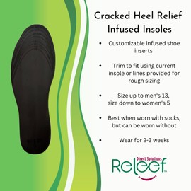 Cracked Heel Relief | Infused Insoles | Releef Direct Solutions