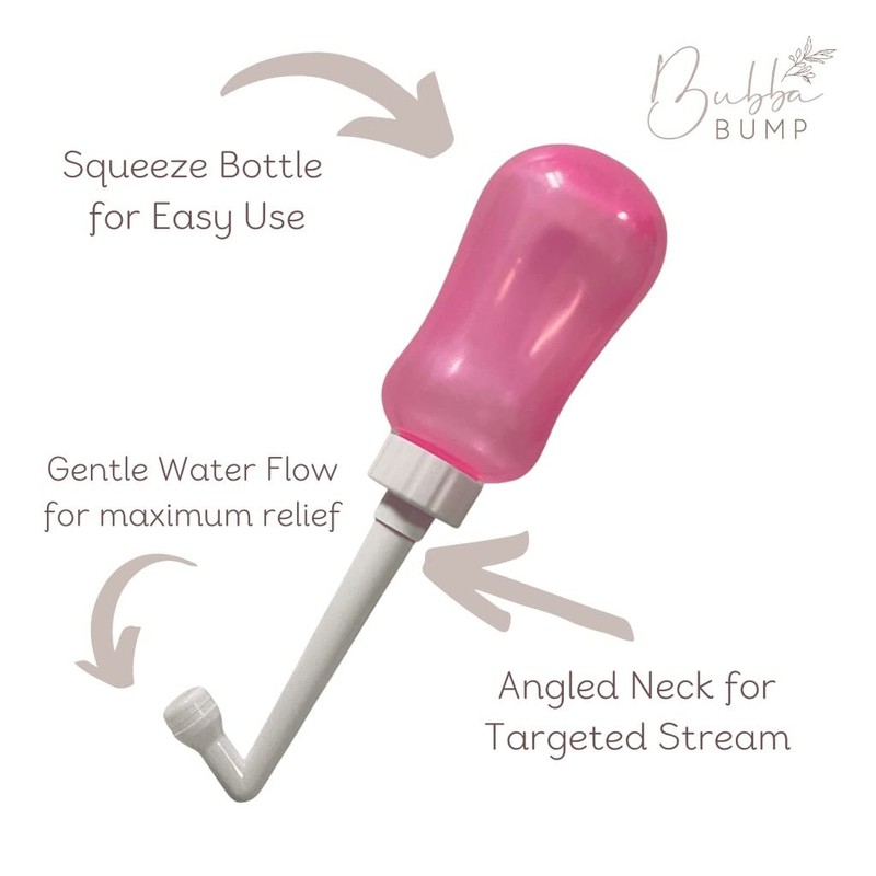 Bubba Bump Upside Down Peri Bottle for Postpartum Healing, 360