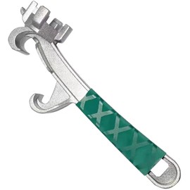 Multi-Function Aluminium Bucket Opener Barrel Wrench, 1Pc Bucket Opener 5-Gallon, Muti-Function 5 Gallon Drum Bung Barrel Wrench,3 in1 Bung Wrench 55 Gallon Drum 5 Gallon Bucket Opener