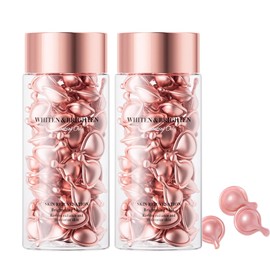 Retinol Serum for Face, 90pcs Retinol Capsules Essential Oil, Anti Wrinkle Serum, Anti Aging Face Serum, with Niacinamide & Hyaluronic Acid, Smooth Fine Line (2 Packs)