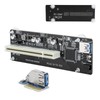 PCIE to Dual PCI Adapter Resin Riser Expansion Card with