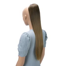 CAISHA 26" Hairpiece Ponytail Long Hair Extension Drawstring Straight Light Brown Mix PH625