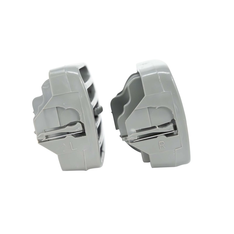 Finao Autoparts® 2 x Car Dashboard Air Vent Grille Grey