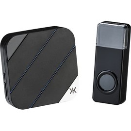 Knightsbridge - Wireless Plug in Door Chime - Black