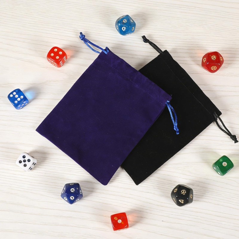 SHINEOFI 2 sacchetti con coulisse per puzzle a cubetti, tasche