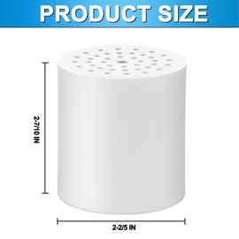 6 Pack 20 Stage Shower Filter Replacement by Cenipar Shower Cartridge Filter, Shower Head Filter Refill with Vitamin C Shower Head Replacement Filter for Hard Water