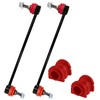 PAIR Front Sway Bar CODE RED Link Kit + Front