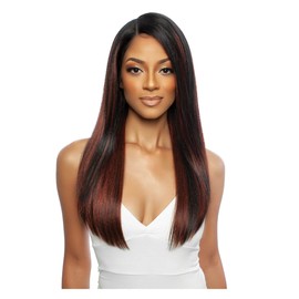 Mane Concept Red Carpet Synthetic HD 13X4 Frontal Lace Wig - RCHF213 EVERLY (1B)