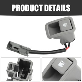 LIDSCURA 93555-2B000J4 Gray Fuel Gas Door Release Switch, Replacement for Hyundai Santa Fe 2007 2008 2009, Replaces 93555-2B000J4