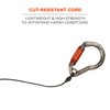 Ergodyne Squids 3002 Retractable Tool Lanyard with Locking Carabiner, Straps