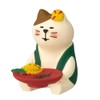 Decole Concombre ZTM-35038M Chrysanthemum Cup Cat Approx. 1.1 x 1.7