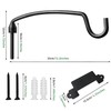 AJHXZMFC Plant Hooks for Wall, Outdoor Plant Hanging Bracket Wall