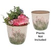 Shudehill Giftware Wild Garden Pretty Floral Pink and Green Design