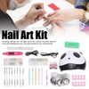 12Pcs Nail Art Kit Rhinestones Dotting Pen Nail Drill Pen