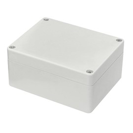 WITTKOWARE IP65 Module Housing with Rubber Seal, Screwed, ABS, Light Grey, 115 x 90 x 55 mm