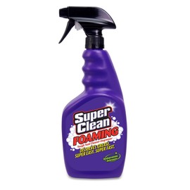 Super Clean Foaming Multi-Surface All Purpose Cleaner Degreaser Spray, Biodegradable, Full Concentrate, 32 ounce