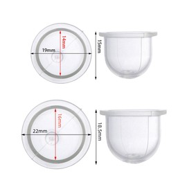 Hufopik Primer Bulb Carburetor Primer Bulb Pump Bulb Compatible with Poulan Crafstman Weedeater Chainsaw Replacement for Roybi Homelite Zama Walbro Gas Trimmer Blower Brush Cutter