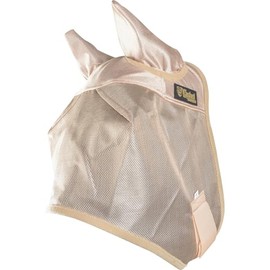 Cashel Economy Horse Fly Mask with Ears, Gold, Horse