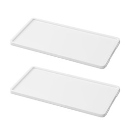 BROVIEW 2 Packs lids for V80 55Gal Storage Bins, White