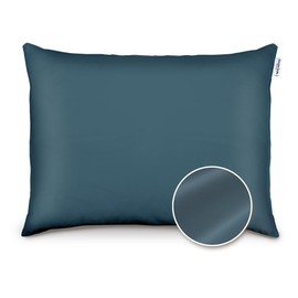 Iris Ohyama PWC-CS3550 100% Cotton Sateen Pillowcase, 13.8 x 19.7 inches (35 x 50 cm), Single Size, Smooth Texture, Durable, Prevents Shrinkage and Deformation of Fabric, Suitable for Homes with Babies and Pets, Low Formaldehyde, For All-Season Comfort, 