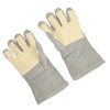 1 Pair Heat Resistant Gloves Separate Fingers Hot Proof Mitts