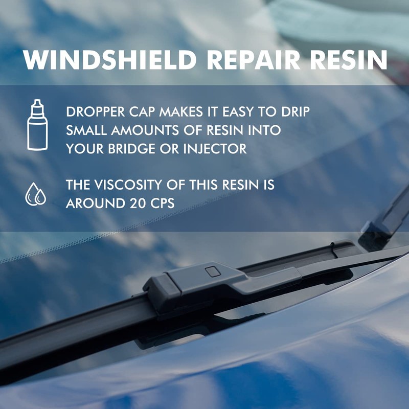 XTryfun Windshield Repair Kit, 20ml Car Windshield Crack Repair Liquid