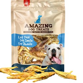 Amazing Dog Treats - Chicken Feet Dog Treats (12 Count) - All Natural Chicken Feet for Dogs American Grade Chicken Feet Dog Chew Bones