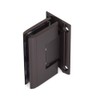 Portals Concerto Standard Duty 90° Wall-Glass Hinge - Oil Rubbed