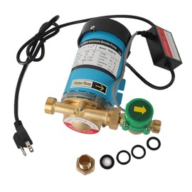 SHYLIYU 115V/60HZ 120W 3/4 inch Outlet Home Water Pressure Booster Pump Automatic Shower Booster Pump with Water Flow Switch for Whole House Shower System