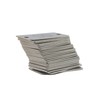 Stainless Steel Rectangle Numbered Tags Metal Number Tags with Two