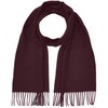 GANT Herren SOLID Lambswool Scarf Schal, Purple FIG, ONE Size