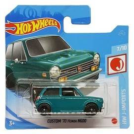 Hot Wheels - Custom '70 Honda N600 - HW J-Imports 7/10 - GTB82 - Short Card - Mattel 2021