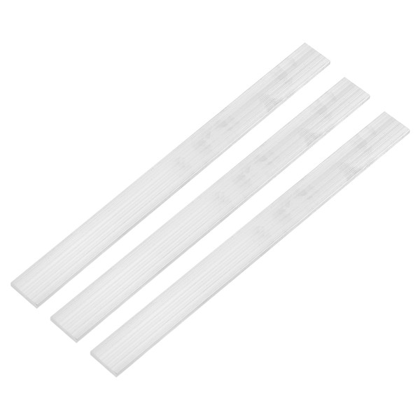 uxcell Square Aluminum Flat Bar, 3Pcs 1/4" Thickness 1" Width