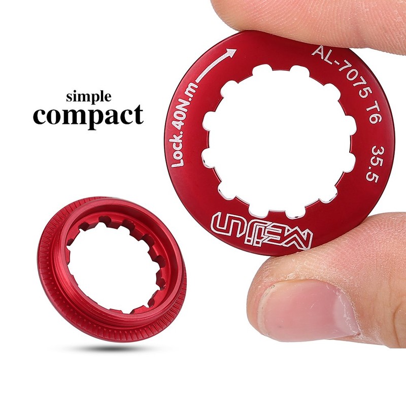VGEBY Cassette Lockring, Cassette Lock Ring for 7-11 Speed Mountain