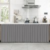 Liveinu Cabinet Curtains for Kitchen Waredore Dust Proof Curtain for