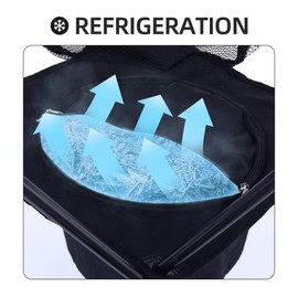 Nice C Camping Cooler with Table, Canvas Table, Tailgating & Beach Tables, Ultralight Compact with Carry Bag for Outdoor, Picnic, Portable Drink Table