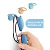 MOUGIGI 12 PCS Colorful Sunglasses Holder Wall Hanging Glasses Organizer