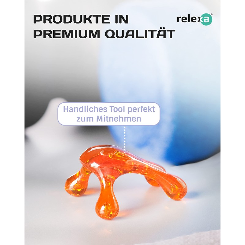 RELEXA Hand Massage Tool | Massage Tool with 4 Contact