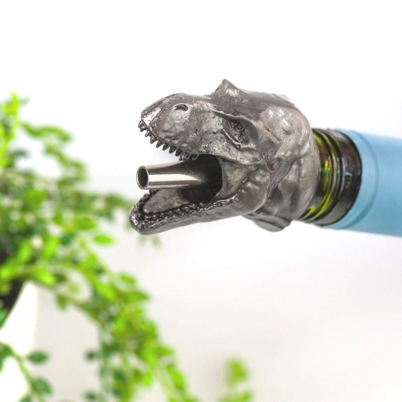 Jurassic Park T-rex Wine Pourer - Stainless Steel Pour Spout