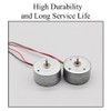 2Pcs DC Mini Motors, 3V-5V DC Generator Motor for DIY